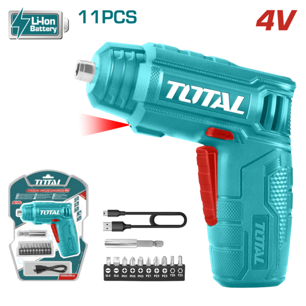 Total Tools Lithiumion cordless screwdriver RS Online
